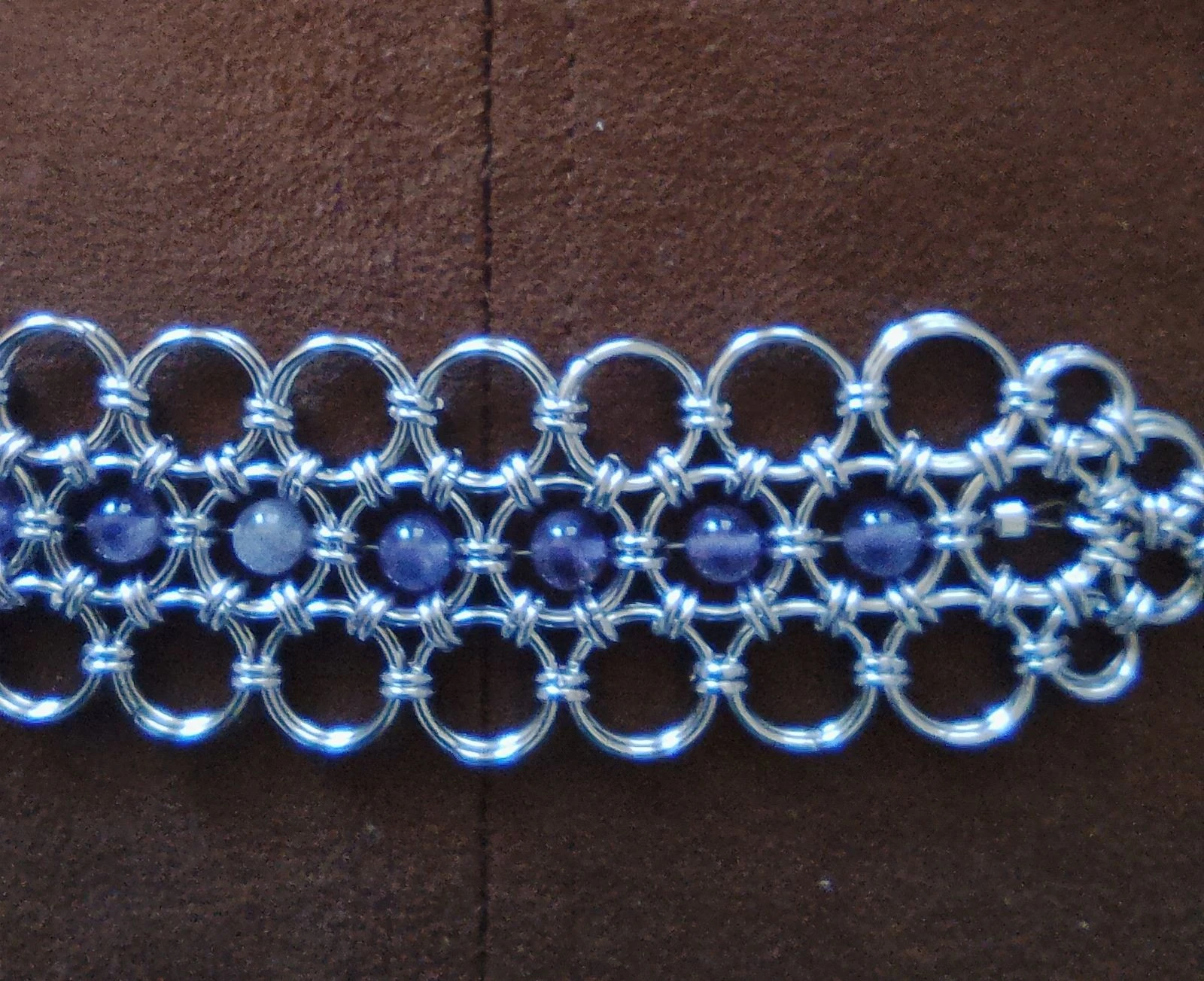Pulsera de cadeneta japonesa con piedras naturales – photo 5